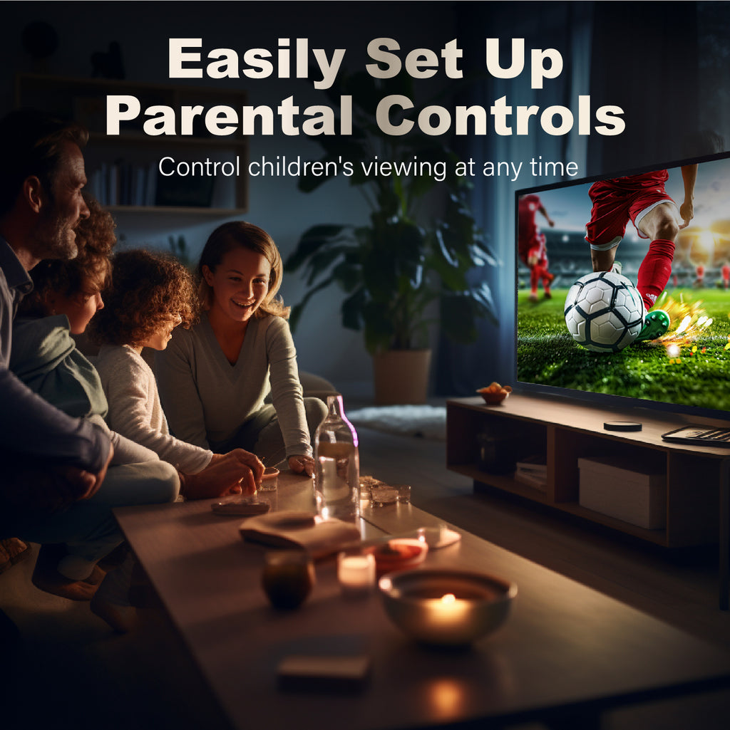Latest SuperBox S6 Ultra Fully Loaded,2025 Newest Pack,4G+128G Powerful Smart Box,Time Shift, Parental Control Time,Super Powerful TV Box with Voice Remote Control,Ideal for Home