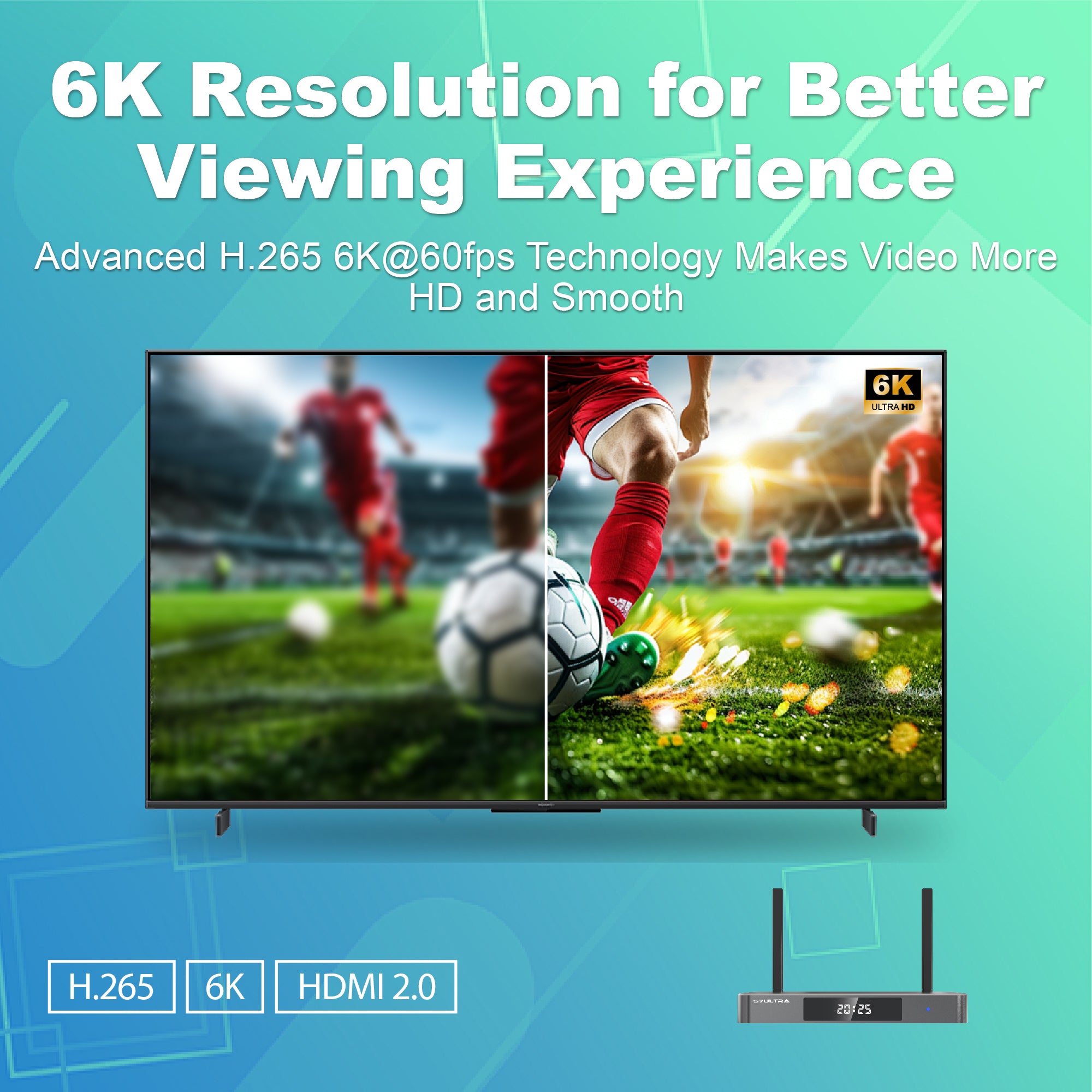 Latest SuperBox S7 Ultra 2026Fully Loaded,2025 Newest Pack,4G+128G Powerful Smart Box,Time Shift, Parental Control Time,Super Powerful Box with Voice Remote Control,Ideal for Home