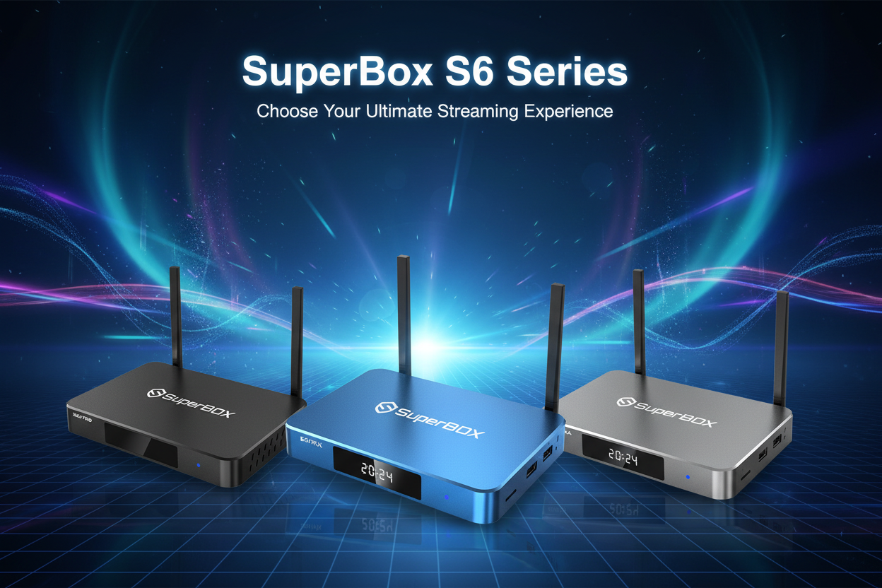 SuperBox S6 系列主推横幅 - 科技特效